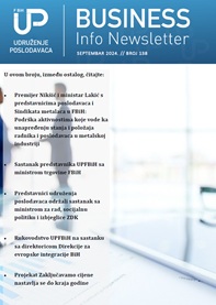 Newsletter broj 138 - Septembar 2024. 
