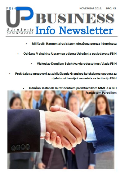 Newsletter broj 44 - Novembar 2016