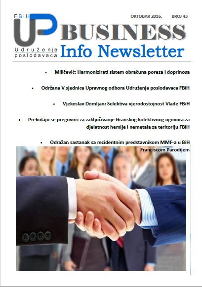 Newsletter broj 43 - Oktobar 2016