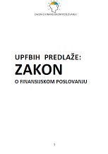 Zakon o finansijskom poslovanju