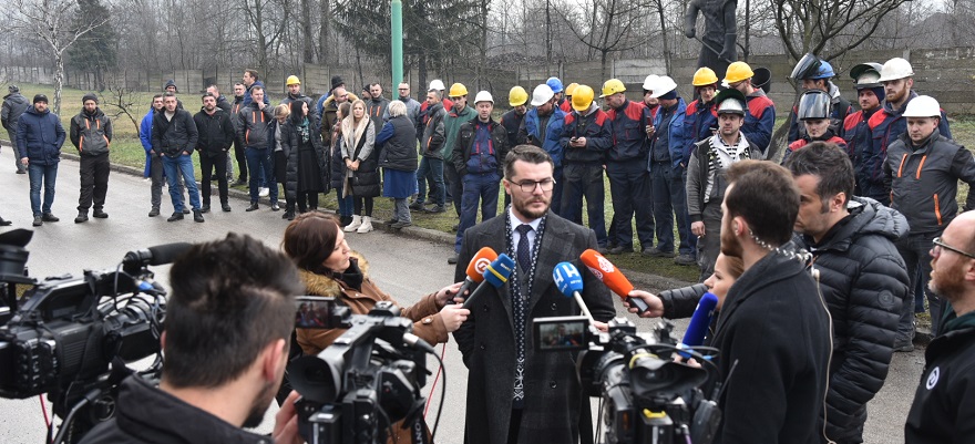 UPFBiH organiziralo štrajk upozorenja zbog povećanja cijene struje