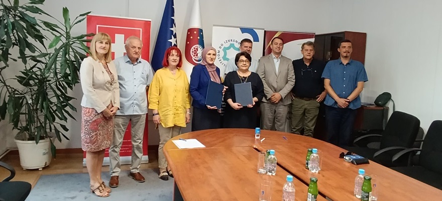 Predsjednik Udruženja poslodavaca Kantona Sarajevo Suad Ećo prisustvovao potpisanju Protokola između Ministarstva za odgoj i obrazovanje Kantona Sarajevo i GOPA-e
