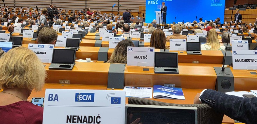 Direktor UPFBiH prisustvovao obilježavanju kraj mandata predsjednika EESC-a Olivera Röpkea: Jačanje demokratije, proširenja i uloge civilnog društva u središtu poruka