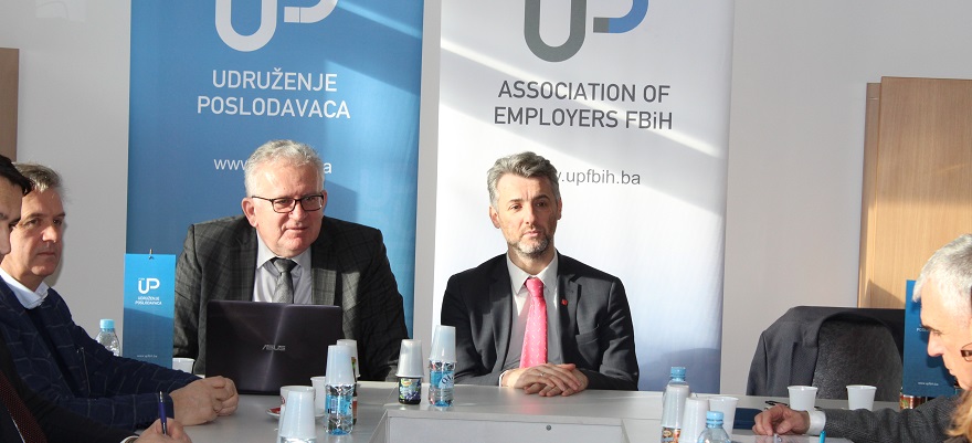 Tematska sjednica Vlade KS sa predstavnicima Udruženja poslodavaca KS krajem marta