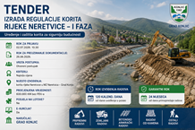 Grad Konjic traži izvođača za radove na koritu Neretvice